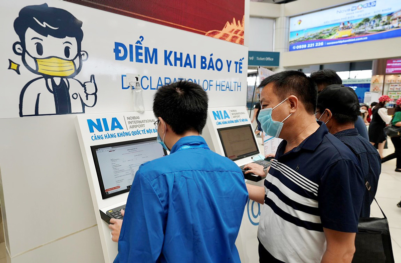 Vietnam health declaration at the airport