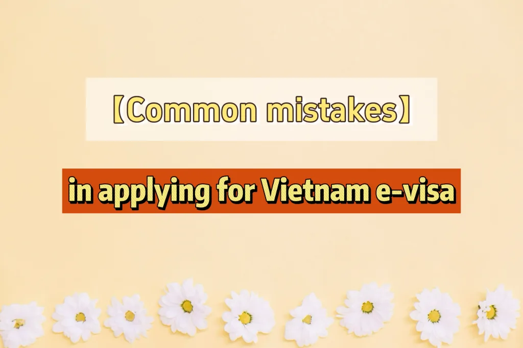 Common mistakes in applying for Vietnam e-visa